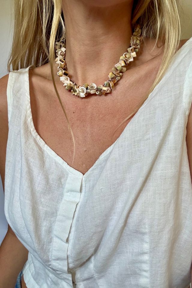 Vintage Curly Shell Necklace Selected by Wax Plant #2