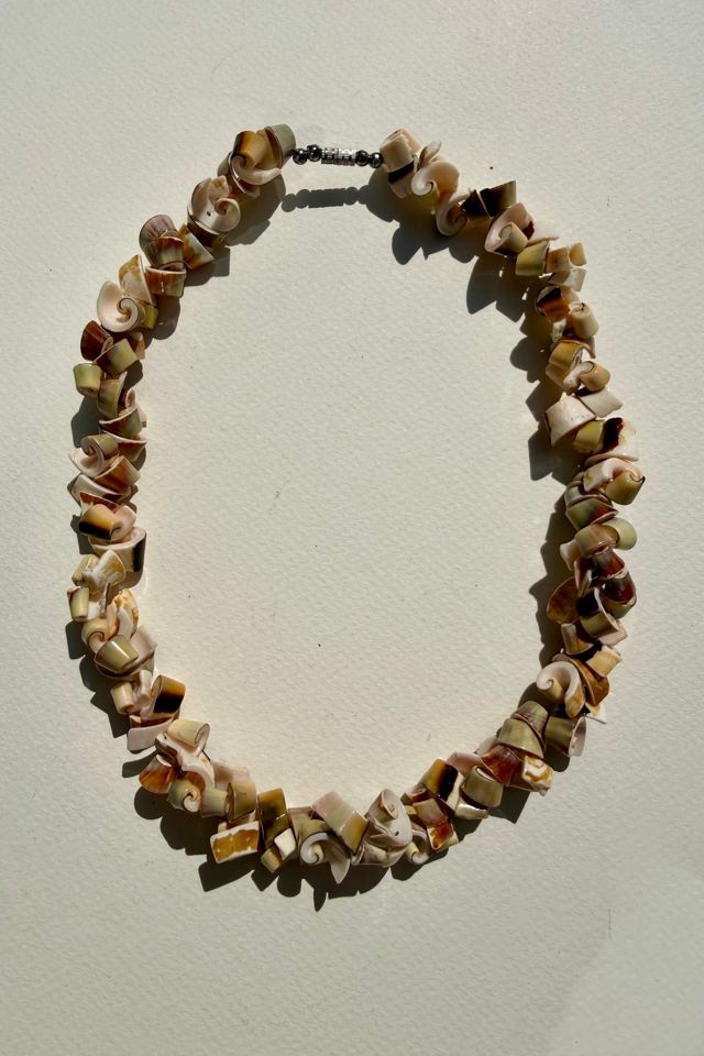 Vintage Curly Shell Necklace Selected by Wax Plant #3