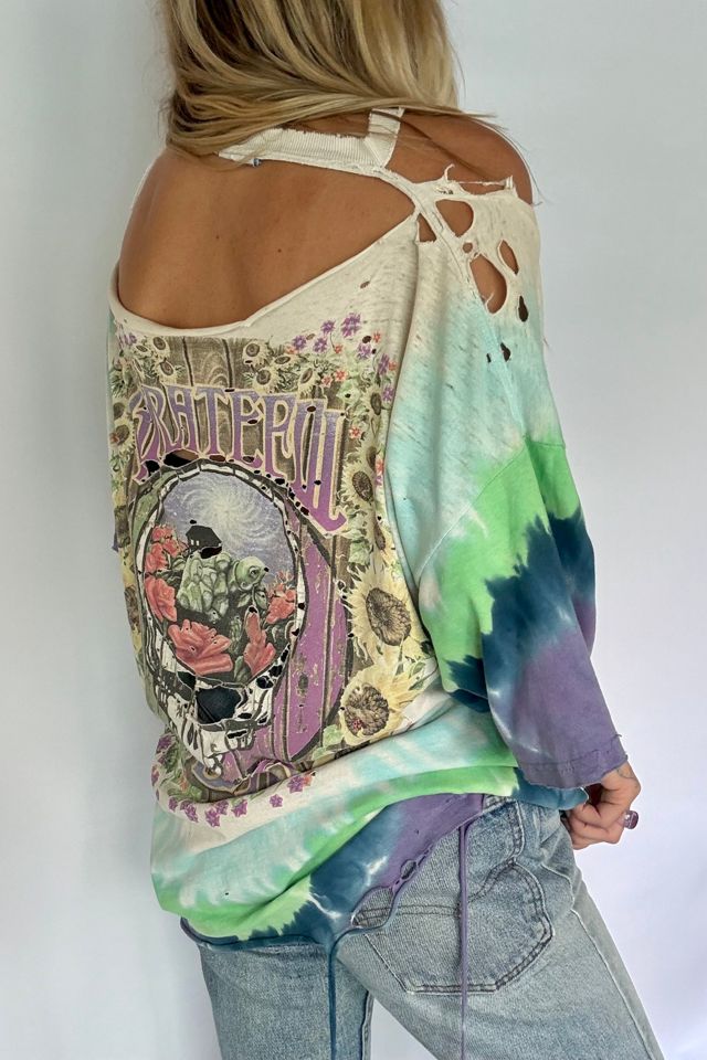 Thrashed Grateful Dead T-Shirt Selected by Wax Plant #1