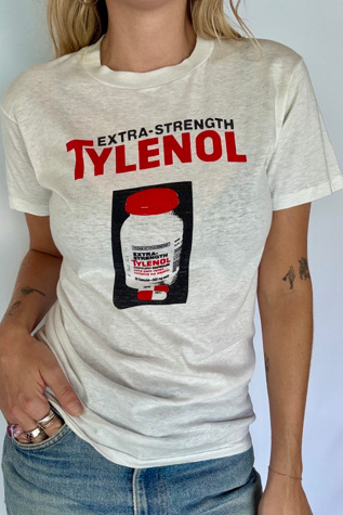 Tylenol T-Shirt Selected by Wax Plant