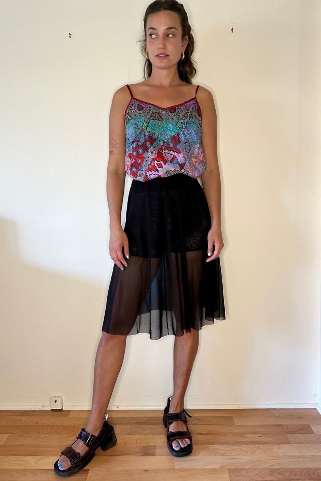 BlackSheer  Mesh Netting Skirt Selected by Picky Jane #3