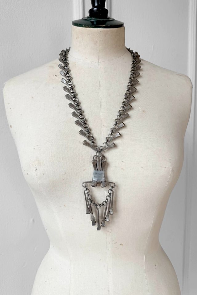 70s Brutalist Statement Necklace Selected by MARMALADE #2