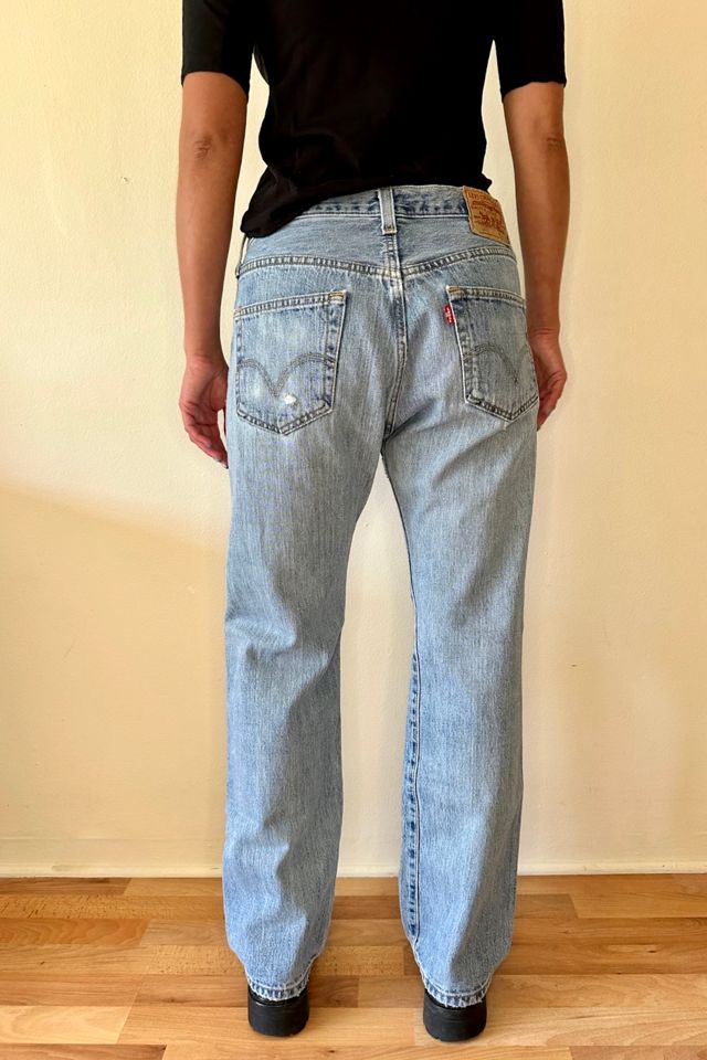 Gently Worn Modern Levi's 501 Denim Jeans Selected by Picky Jane #2