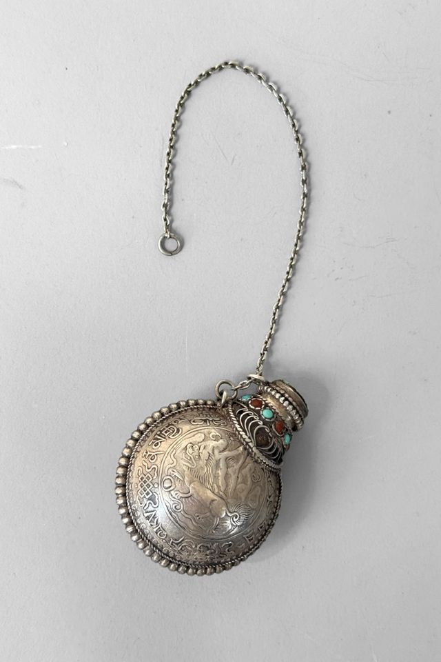 Vintage Sterling Silver Dragon Motif Bottle Charm Selected by MARMALADE #3