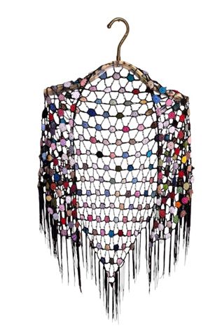 Y2K Multicolored Crocheted Shawl Selected By Ankh By Racquel