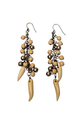 Vintage Beaded Dangle Earrings Selected By Ankh By Racquel