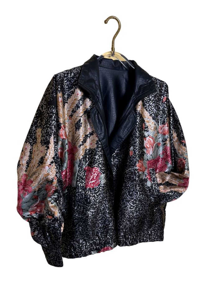 Vintage Reversible Floral Print Jacket Selected By Ankh By Racquel #1