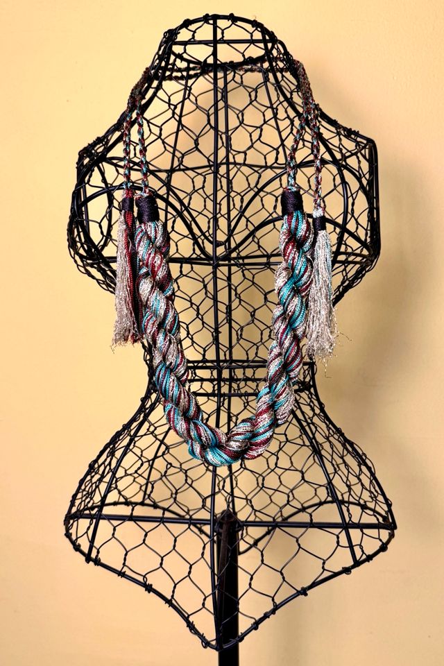 1980's Multicolored Twist Belt Selected By Ankh By Racquel #2