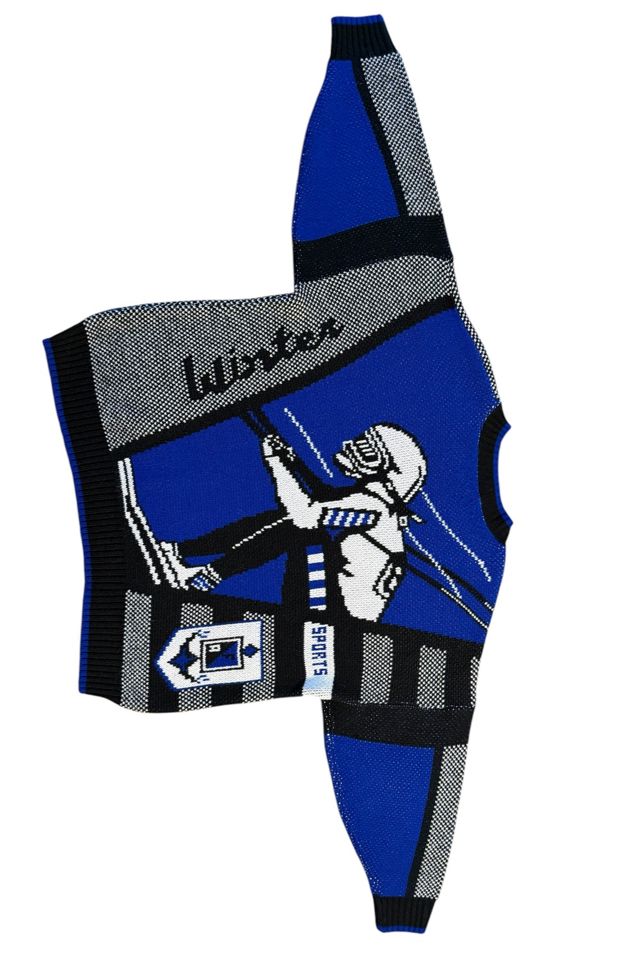 Vintage Winter Sports Graphic Sweater Selected By Ankh By Racquel #1