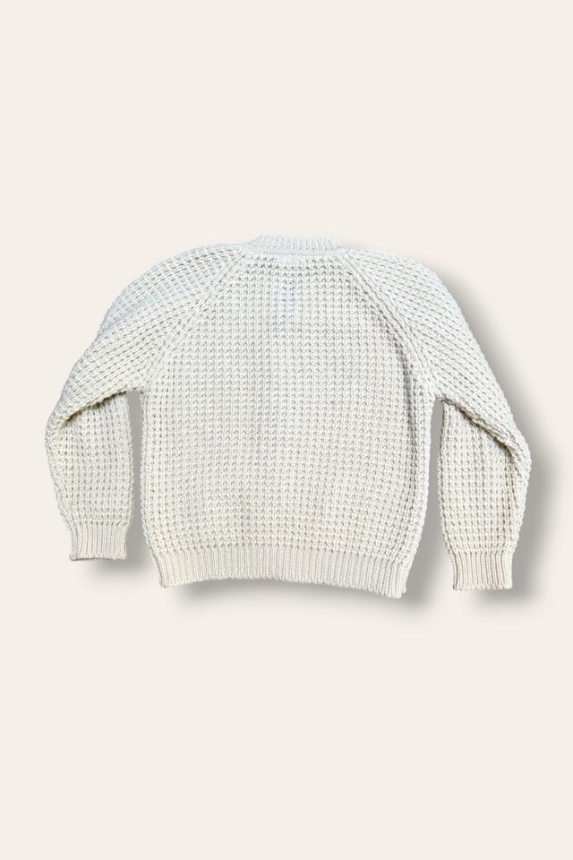 Vintage 1980s Irish Wool Knit Cardigan Sweater Selected By Afterlife Boutique #2