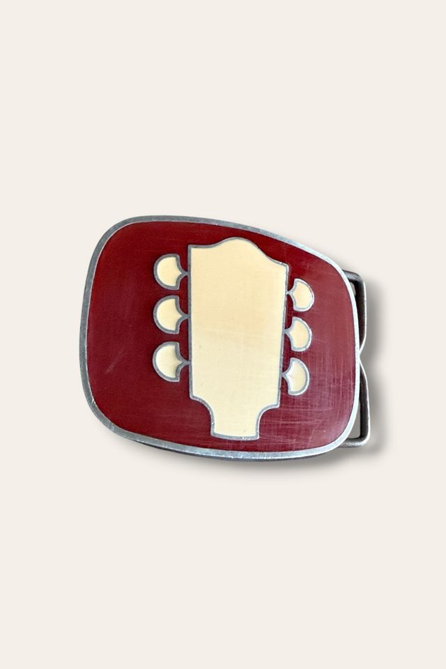 Vintage 1970s Guitar Belt Buckle Selected By Afterlife Boutique #1