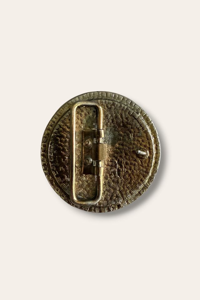 Vintage 1970s Leo Lion Head Belt Buckle Selected By Afterlife Boutique #2