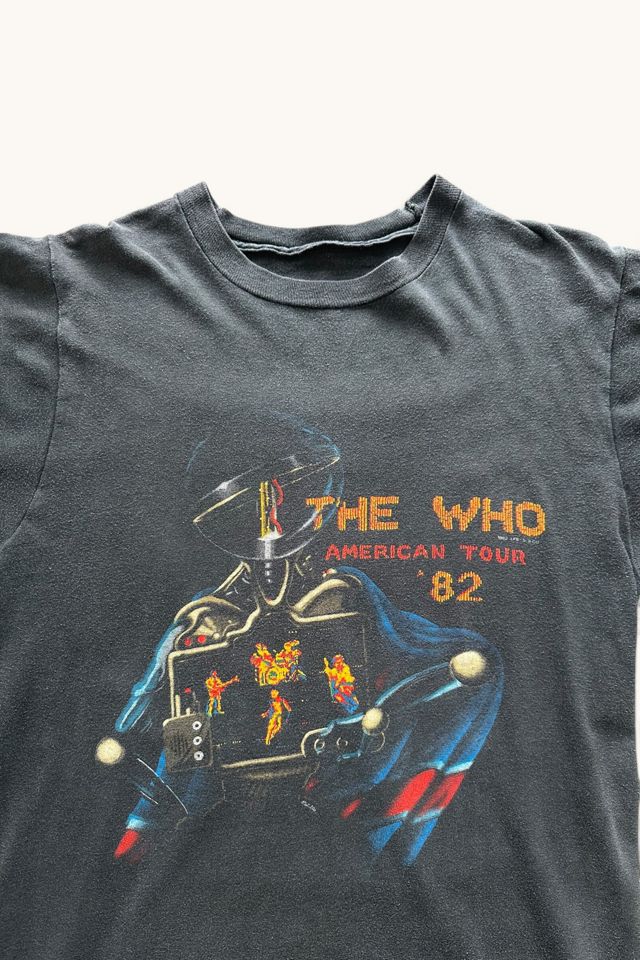 Vintage 1980s The Who Band Concert T Shirt Selected By Vintage Warrior #1