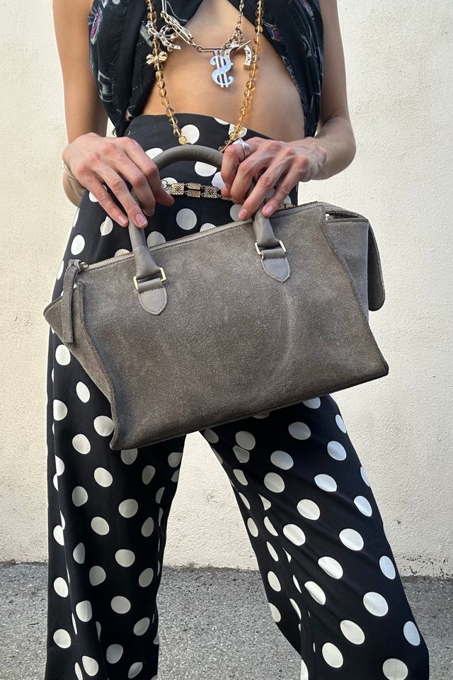 Clare V. Grey Suede Bag Selected by The Curatorial Dept. #1
