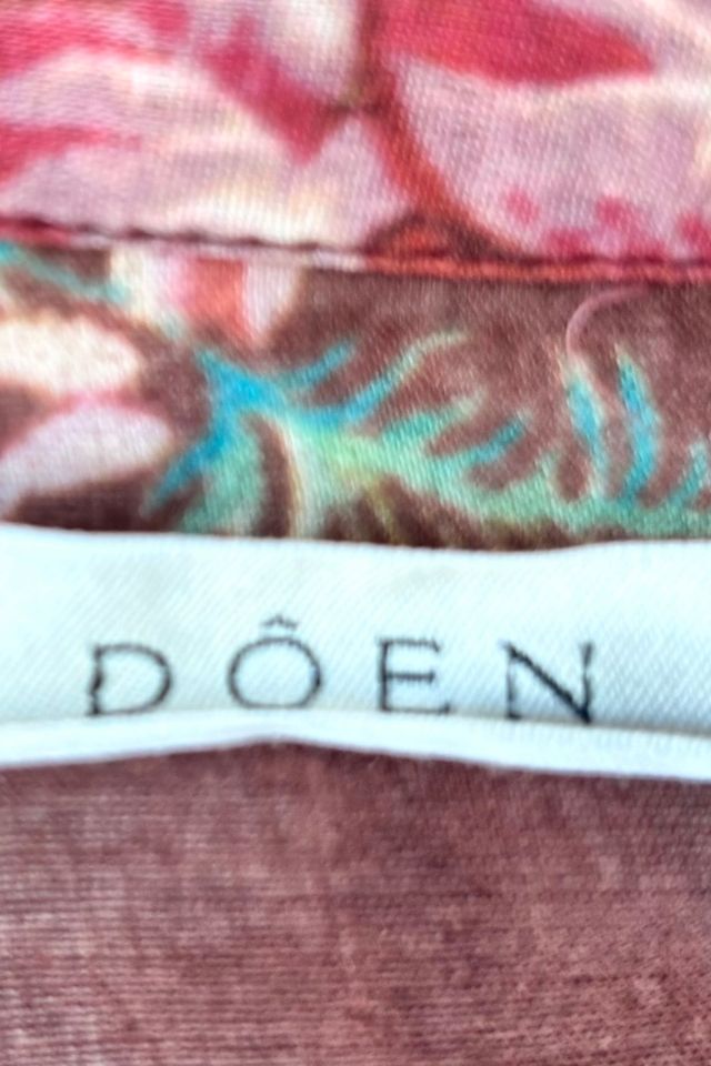 Doen Brown Floral Ruffle Top Selected by The Curatorial Dept. #3