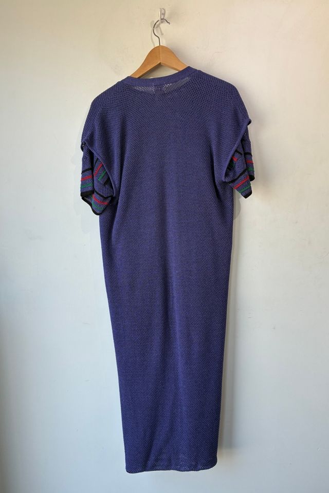 Vintage Issey Miyake Purple Knit Dress Selected by The Curatorial Dept. #2