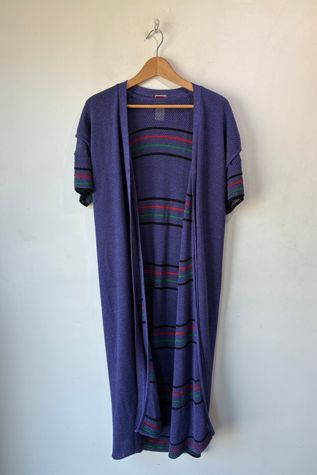 Vintage Issey Miyake Purple Knit Dress Selected by The Curatorial Dept.