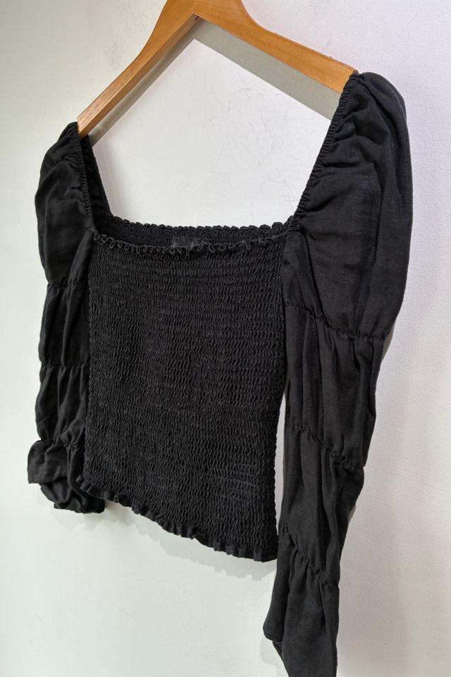 Reformation Black Crop Top Selected by The Curatorial Dept. #1