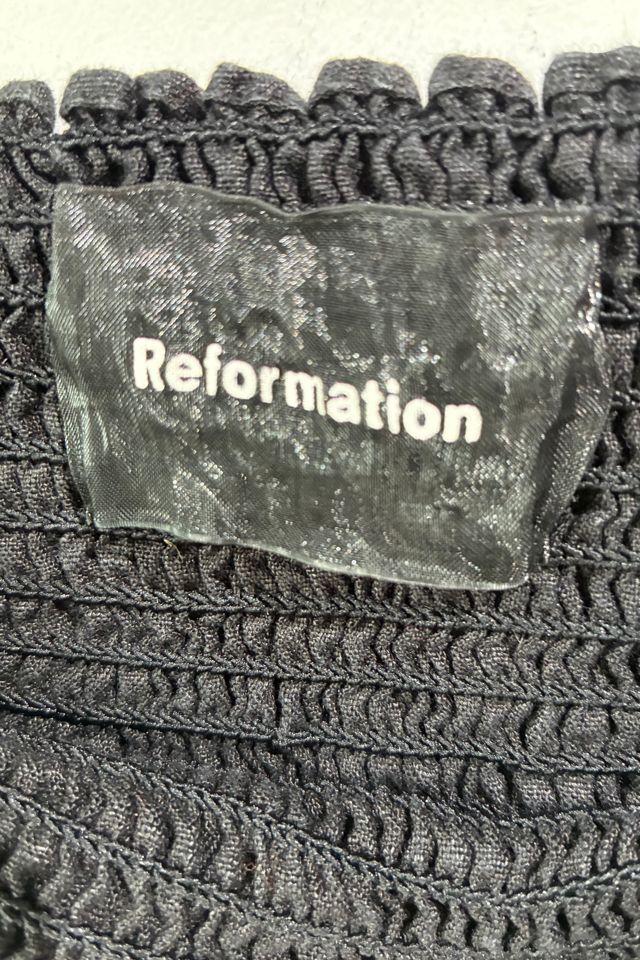 Reformation Black Crop Top Selected by The Curatorial Dept. #3