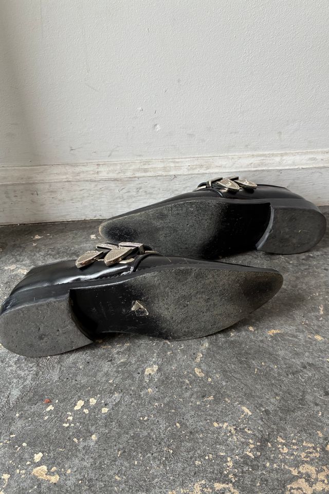 Toga Pulla Black Silver Buckled Pointed Brogues Selected by The Curatorial Dept. #3