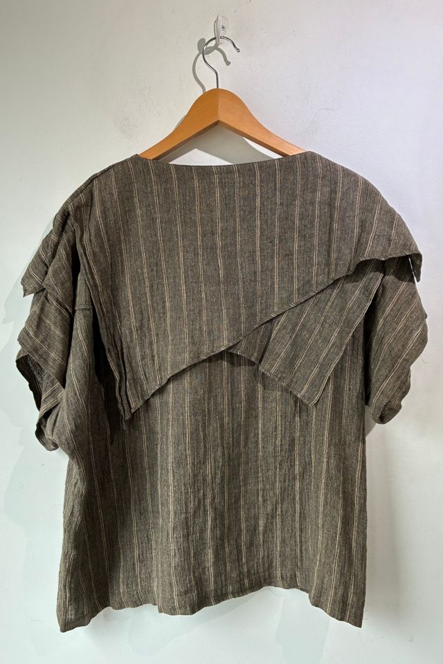 Issey Miyake Brown Ruffle Top Selected by The Curatorial Dept. #2