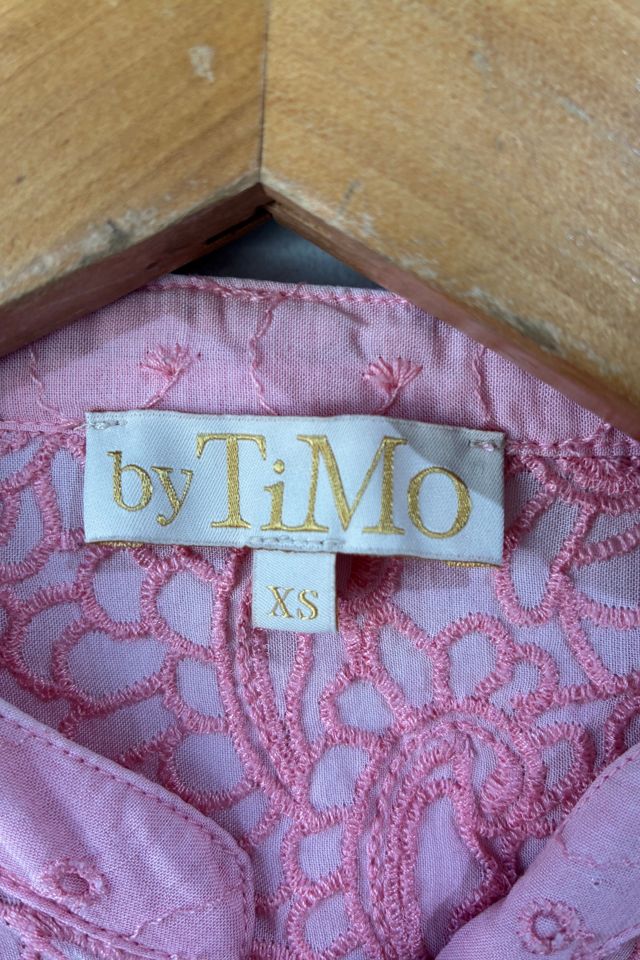 By TiMo Pink Eyelet Blouse Selected by The Curatorial Dept. #3