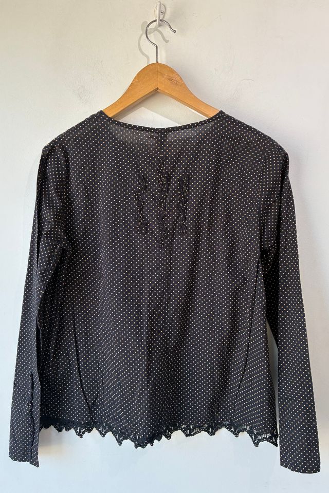 Ewa i Walla Black Polka Dot Top Selected by The Curatorial Dept. #2