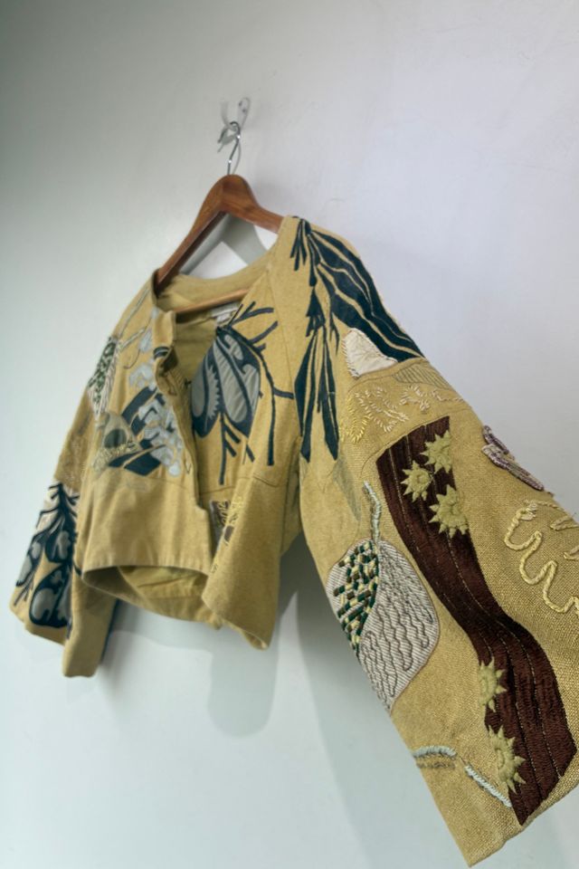 Dries Van Noten Raw Silk Embroidered Blazer Selected by The Curatorial Dept. #1