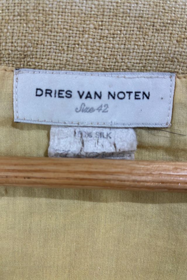 Dries Van Noten Raw Silk Embroidered Blazer Selected by The Curatorial Dept. #3