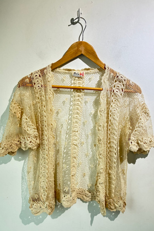 Lim’s Cream Crochet Jacket Selected by The Curatorial Dept.