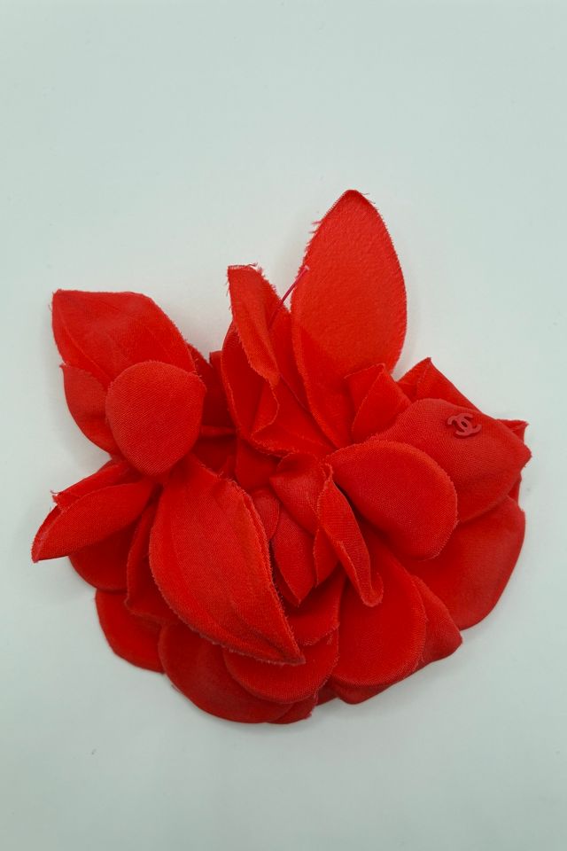 Chanel Red Camellia Brooch Selected by The Curatorial Dept. #1