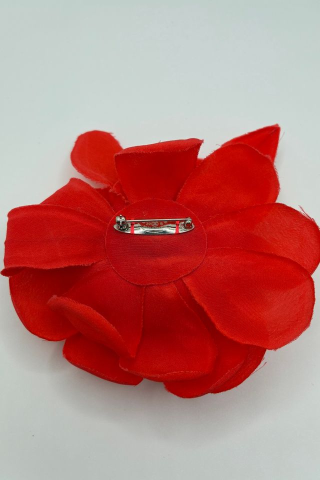 Chanel Red Camellia Brooch Selected by The Curatorial Dept. #3