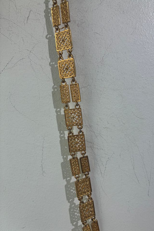 Vintage Gold Tone Links Belt Selected by The Curatorial Dept. #3
