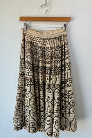 Vintage Mocambo Gold Sequined Skirt Selected by The Curatorial Dept.