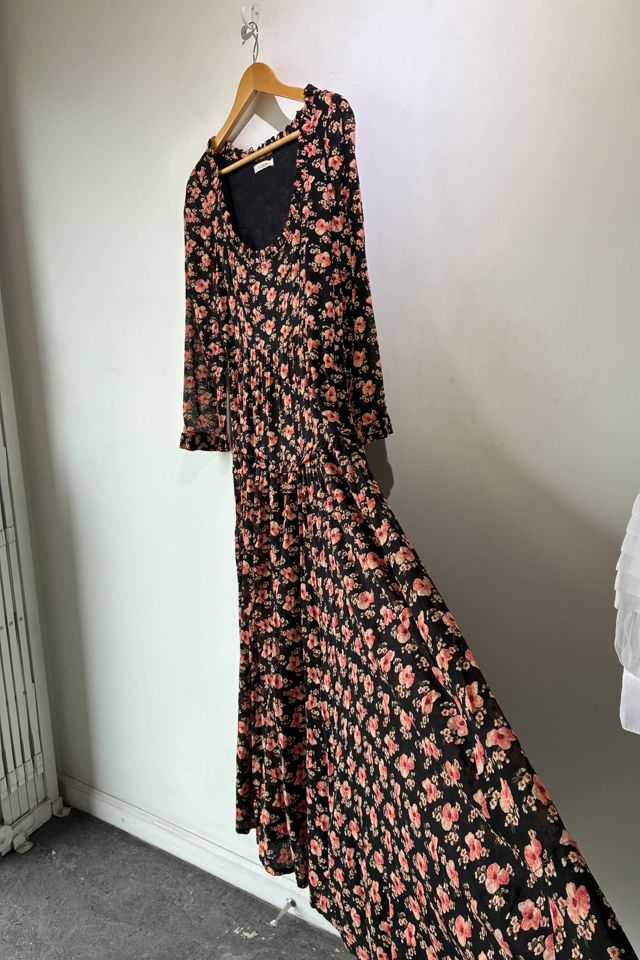 Doen Black and Pink Floral Dress Selected by The Curatorial Dept. #3
