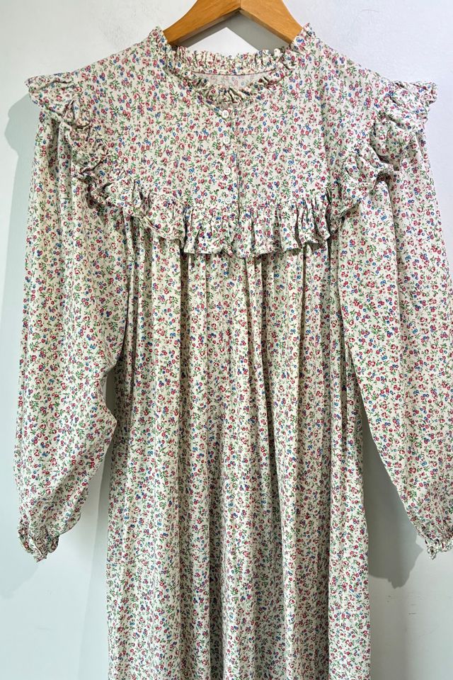 Doen Sample Pink Ruffle Floral Dress Selected by The Curatorial Dept. #1