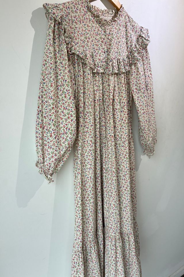 Doen Sample Pink Ruffle Floral Dress Selected by The Curatorial Dept. #2