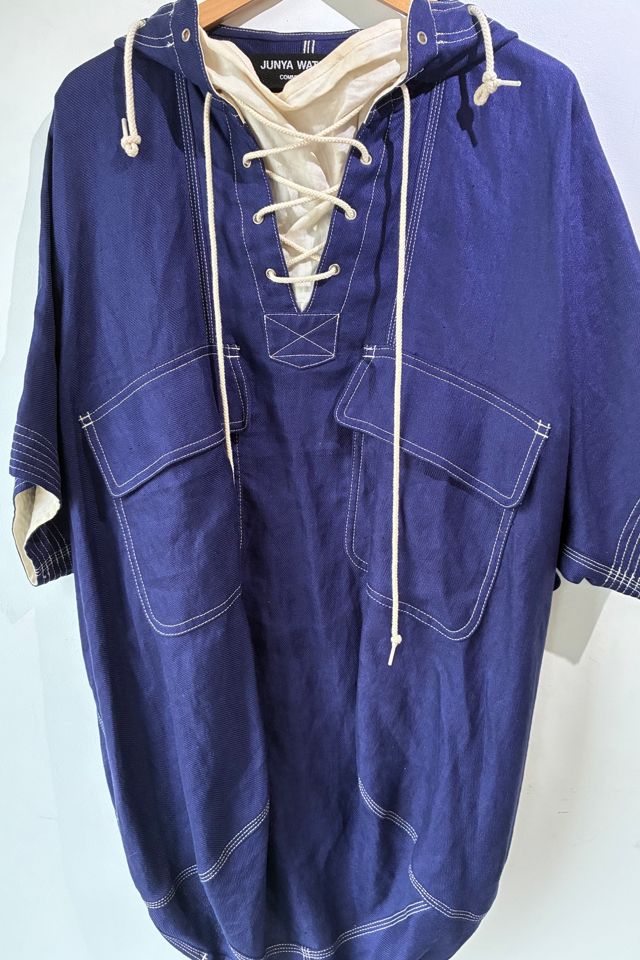 Junya Watanabe Indigo Blue Nautical Poncho Selected by The Curatorial Dept. #1