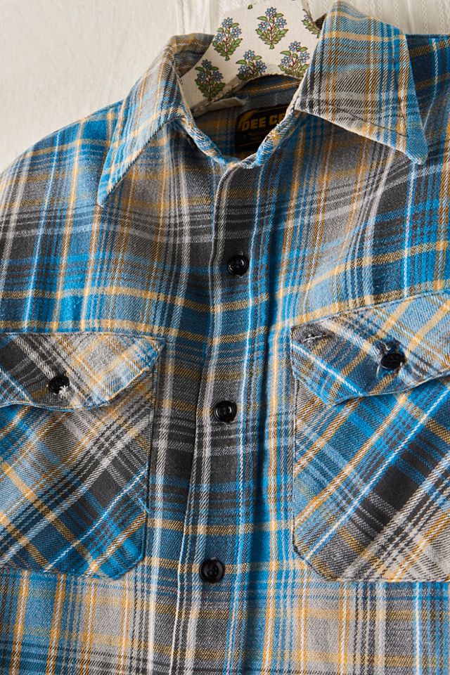 FP MART: Flanelle à carreaux vintage avec franges #2