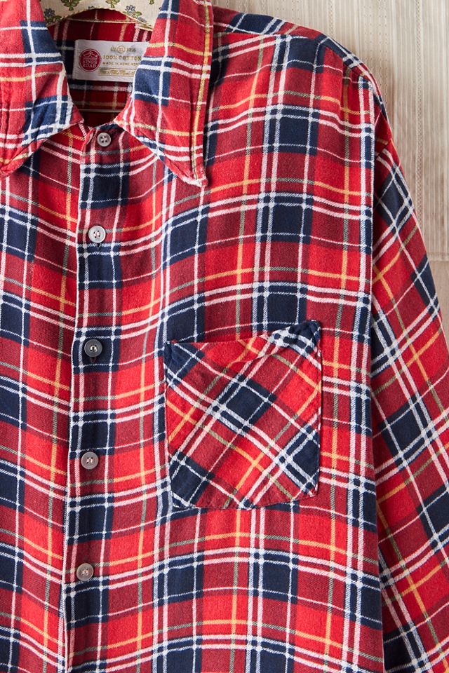 FP MART: Flanelle à carreaux en coton vintage #3