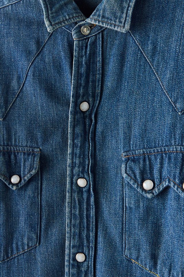 FP MART: Chemise en denim brodée vintage #2