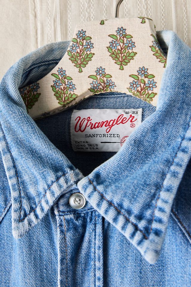 FP MART: Chemise en denim Wrangler vintage à boutons #2