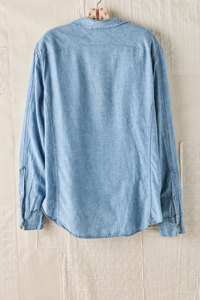 FP MART: Chemise boutonnée en chambray vintage #1