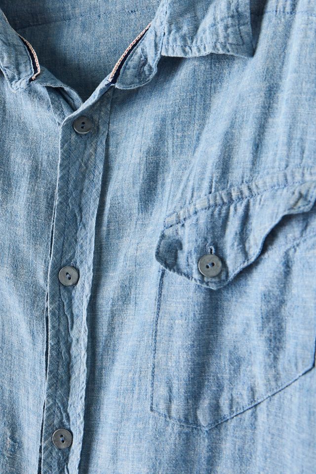 FP MART: Chemise boutonnée en chambray vintage #3