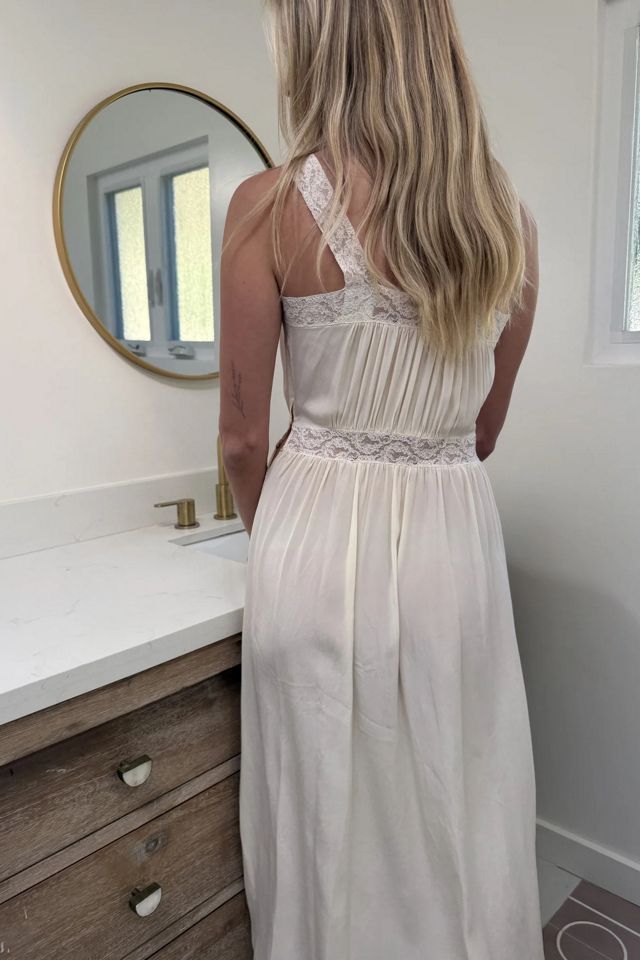1940s Ivory Slip Dress and Peignoir Selected by Madly Vintage #3