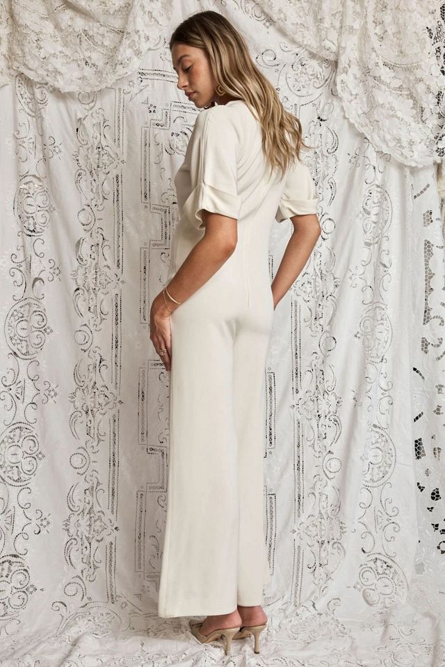 90s Soft Ivory Jumpsuit Selected by Madly Vintage #2
