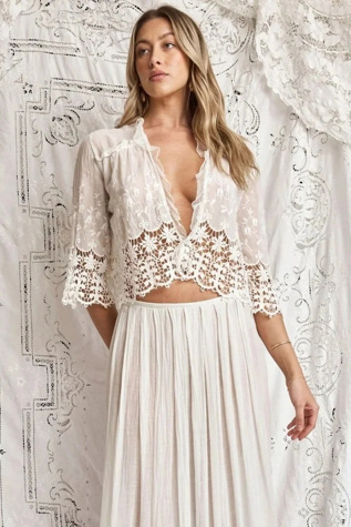 Edwardian Reworked Lace Set Selected by Madly Vintage