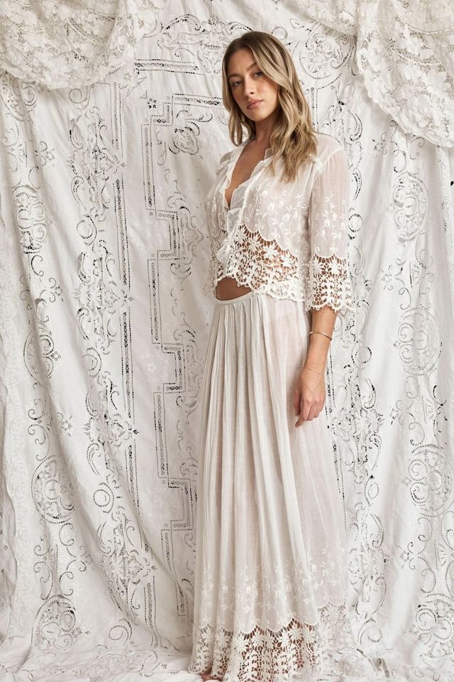 Edwardian Reworked Lace Set Selected by Madly Vintage #3