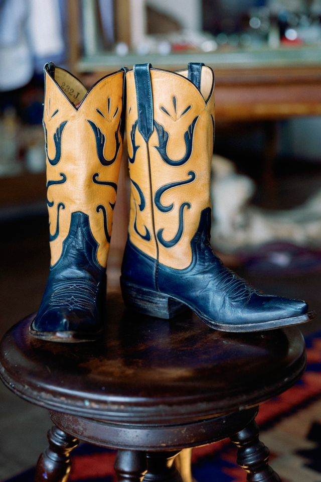 The 1980s Rios of Mercedes Inlay Boots by Lauren Owen of Texas #1