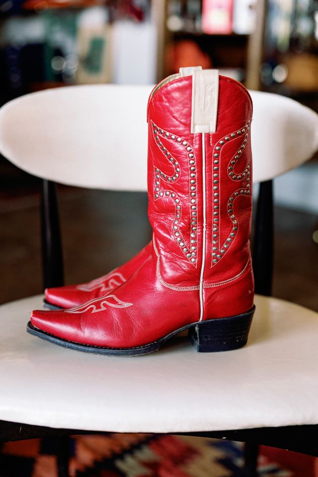 The Frye 'Daisy Duke' Studded Collection Boots by Lauren Owen of Texas #4